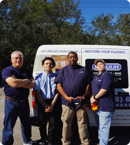 Restoring Granite's Radiance: Our Polishing Process
