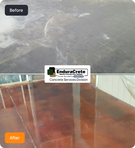 CONCRETE surface care examples from the MARBLELIFE network