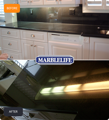 GRANITE surface care examples from the MARBLELIFE network
