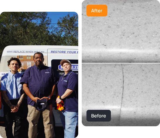 CORIAN & ENGINEERED STONE COUNTERTOPS REPAIR
