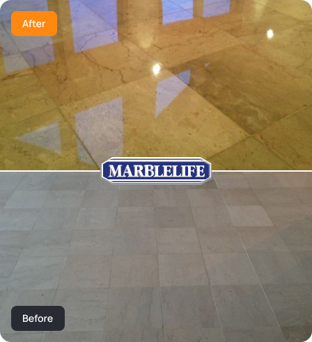 MARBLE surface care examples from the MARBLELIFE network