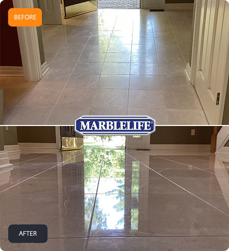 MARBLE surface care examples from the MARBLELIFE network