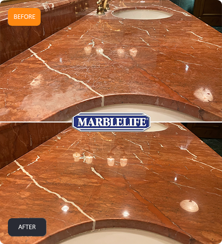MARBLE surface care examples from the MARBLELIFE network
