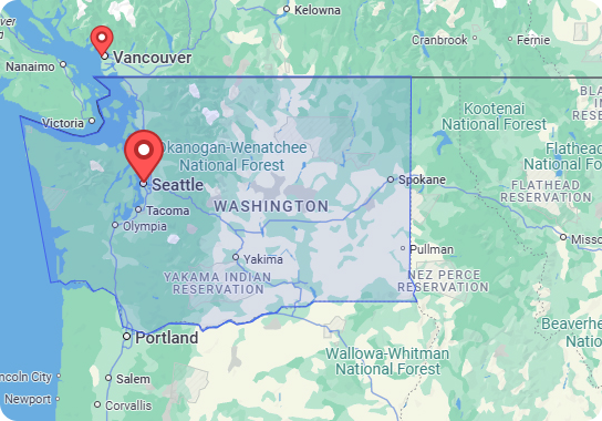 MARBLELIFE® Seattle service area map