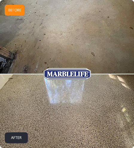 TERRAZZO surface care examples from the MARBLELIFE network