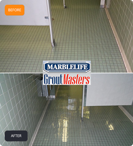TILE & GROUT surface care examples from the MARBLELIFE network