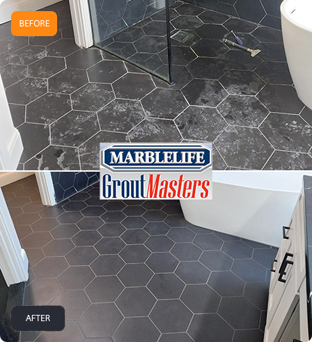 TILE & GROUT surface care examples from the MARBLELIFE network