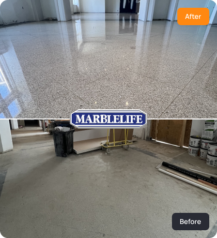 TRAVERTINE surface care examples from the MARBLELIFE network
