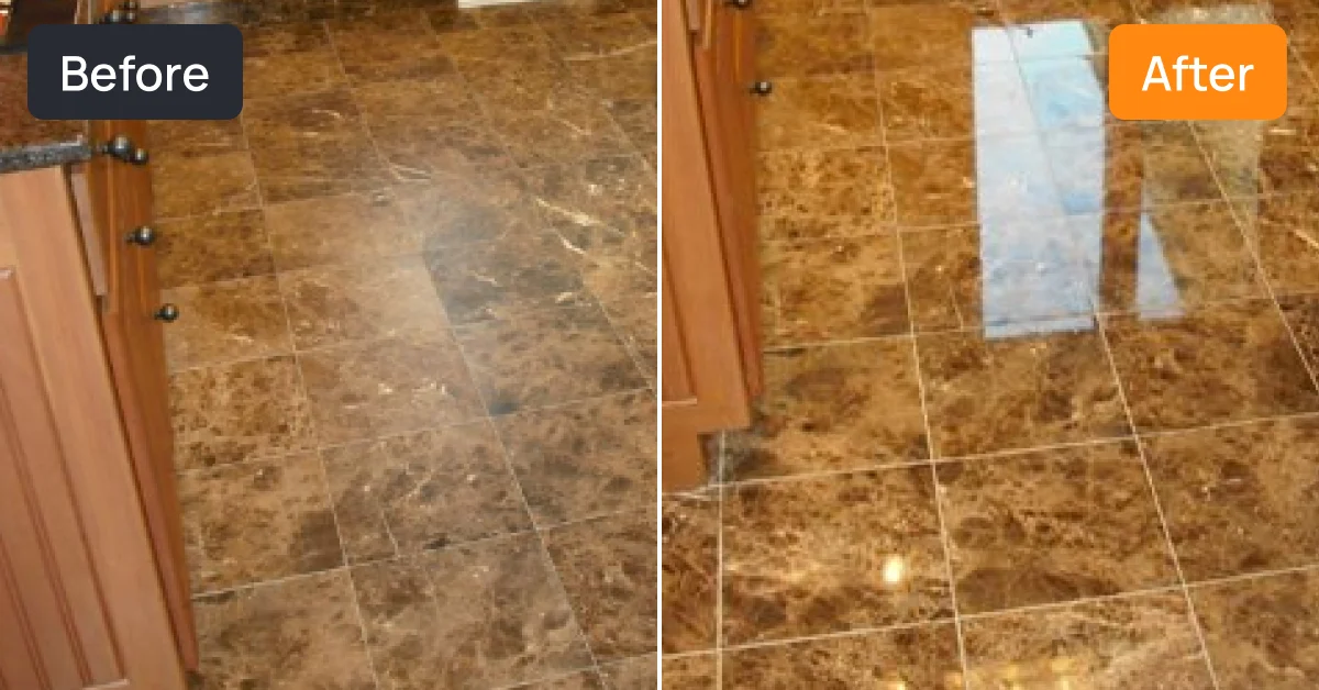 Dull spots (vinegar)